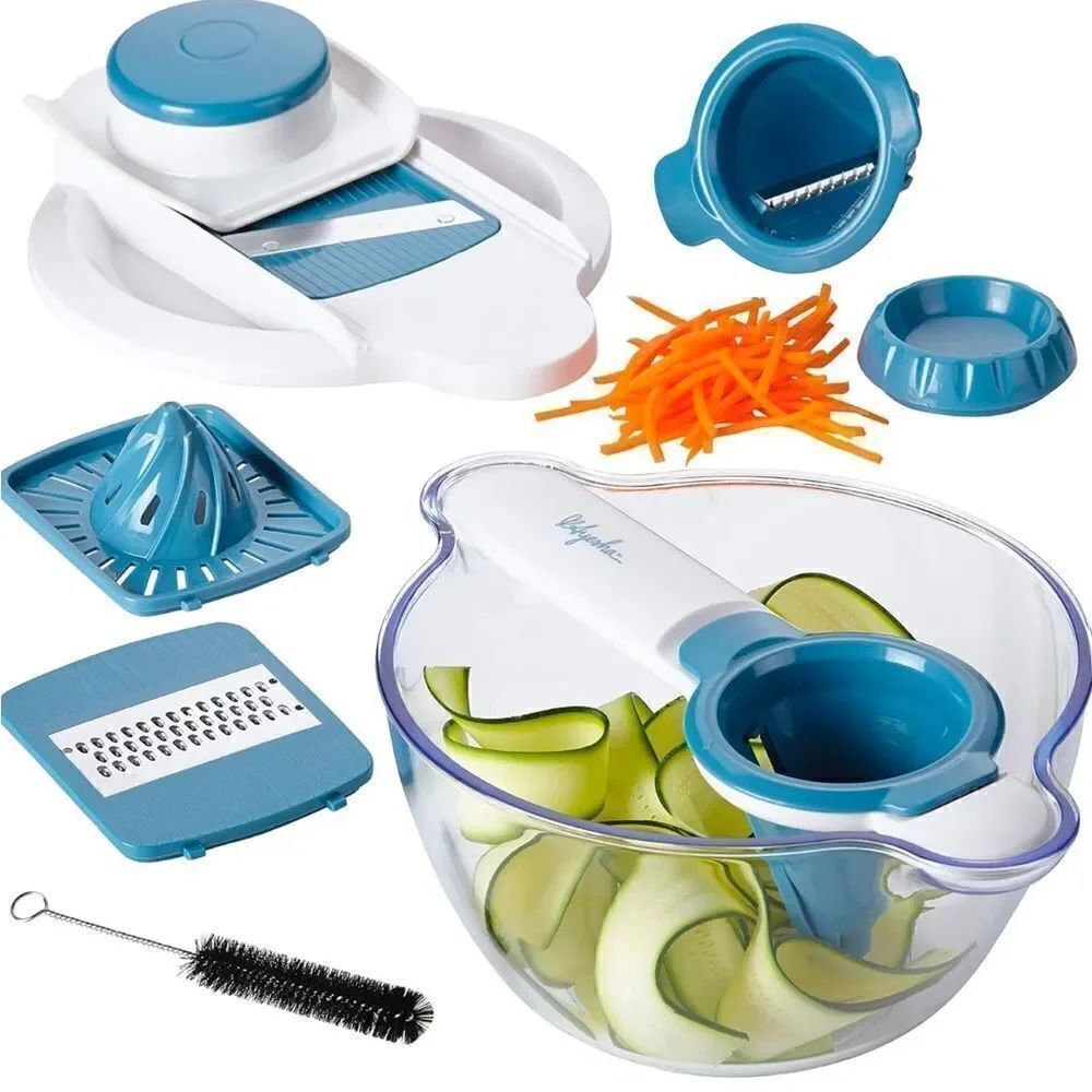 AYESHA 5 - in - 1 MANDOLINE & SPIRALIZER SET